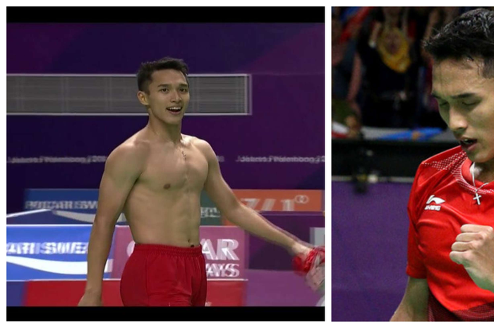 Aksi Jonatan Christie di Asian Games mengundang histeria para penggemar wanita yang menonton langsung di stadion.