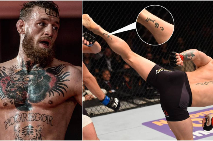 Salah satunya, ada tato bertuliskan tulisan arab di kaki Conor McGregor, tetapi ia sendiri tak bisa membacanya.