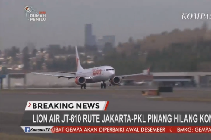 Pesawat Lion Air JT610 rute Jakarta - Pangkal Pinang dikabarkan hilang kontak. Kesaksian masyarakat melihat pesawat itu di Kepulauan Seribu