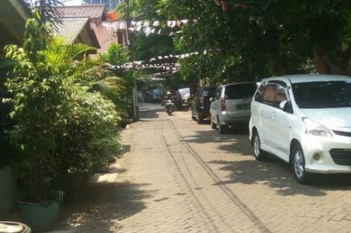 Ilustrasi parkir di kompleks perumahan