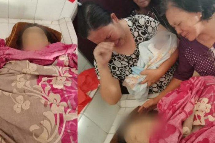 Seorang ibu rumah tangga bernama Gladis Leong dikabarkan meninggal dunia usai melahirkan bayi kembar seorang diri di rumahnya
