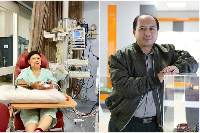 Sutopo mengungkapkan seorang pasien kanker harus tetap menjaga kesehatan demi bisa menjalani kemoterapi setiap 3 minggu sekali.