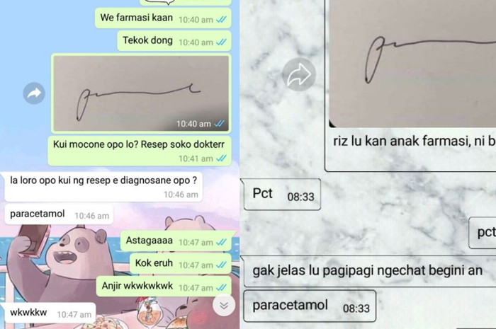 Tulisan 'cakar ayam' pada resep dokter mungkin sulit untuk dibaca awam. Tapi, tak ada salahnya kita mempelajarinya.