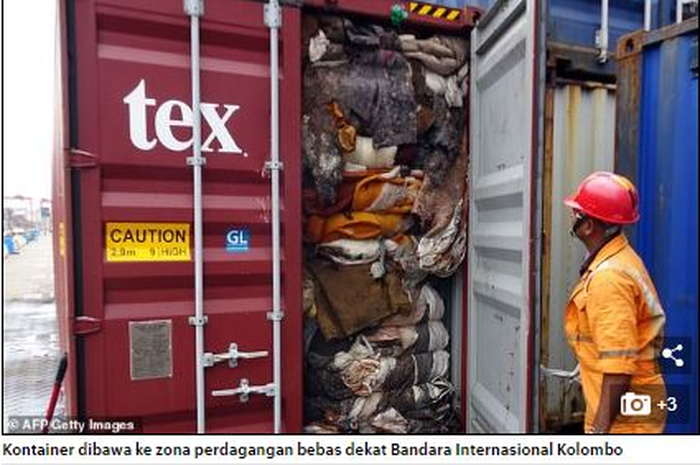 Pejabat kementerian keuangan yang bertanggagung jawab akan mengirim kembali limbah tersebut ke Inggis.