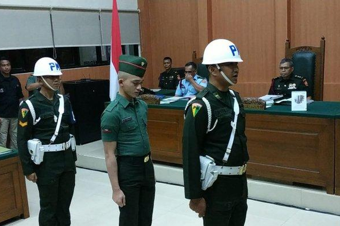 Sidang perdana Prada DP yang digelar di Pengadilan Militer I-04 Jakabaring Palembang, Kamis (1/8/2019) mengungkap fakta pembunuhan yang dia lakukan.