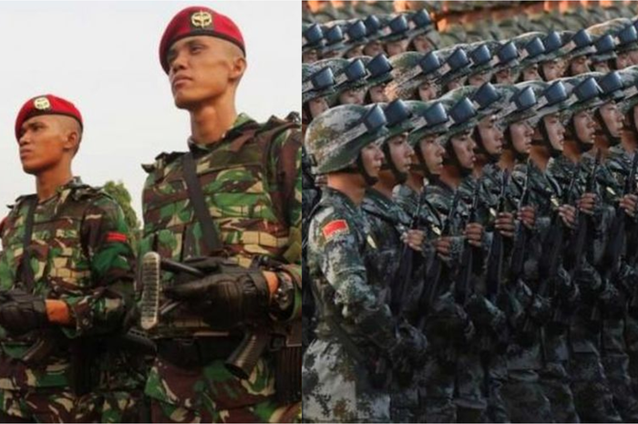 Jika jalur diplomatis gagal dan terjadi perang, bagaimana kondisi kekuatan militer Indonesia dan militer China?