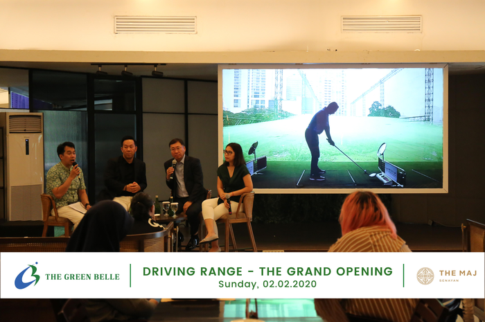 The MAJ Senayan menghadirkan fasilitas terbaru: The Green Belle Driving Range pada Minggu (2/2/2020).