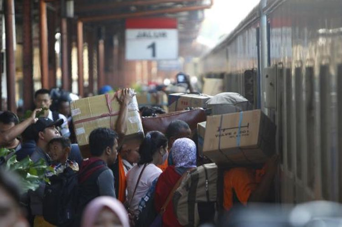 Ilustrasi mudik.