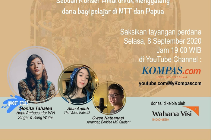 Konser amal virtual 'Sapa Anak Indonesia'