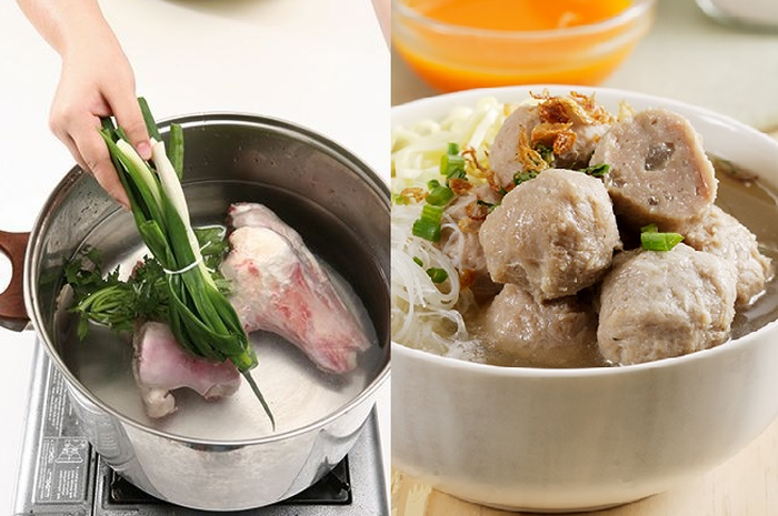 Begini cara bikin bakso sendiri di rumah yang hasilnya sama dengan yang dijual pedagang bakso gerobak.