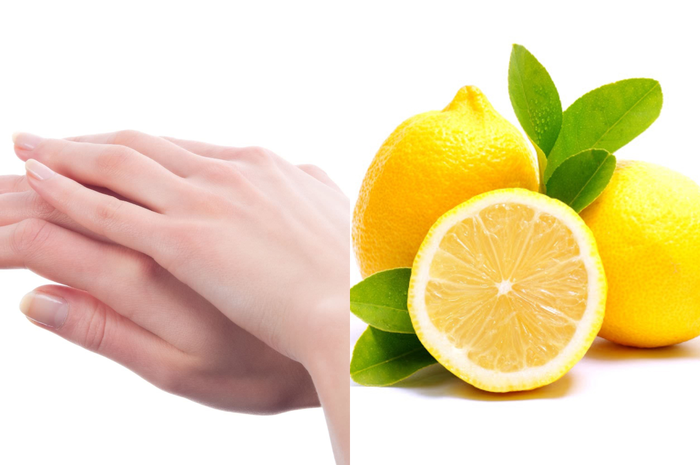 Air lemon dapat menghilangkan bau pada tangan Anda.