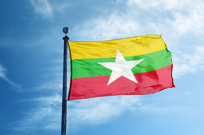 Ilustrasi - Bendera Myanmar