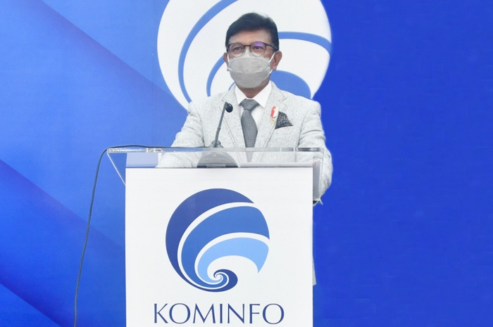 Menteri Kemenkominfo Johnny G Plate 