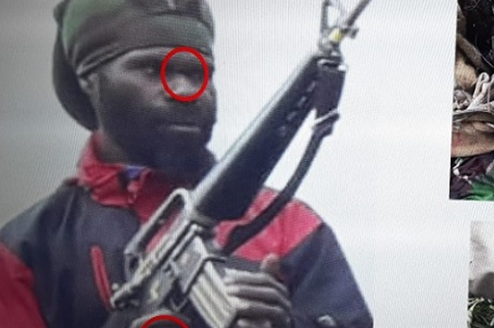Lesmin Walker, salah satu a angota KKB Papua yang tewas  ditembak pasukan TNI.