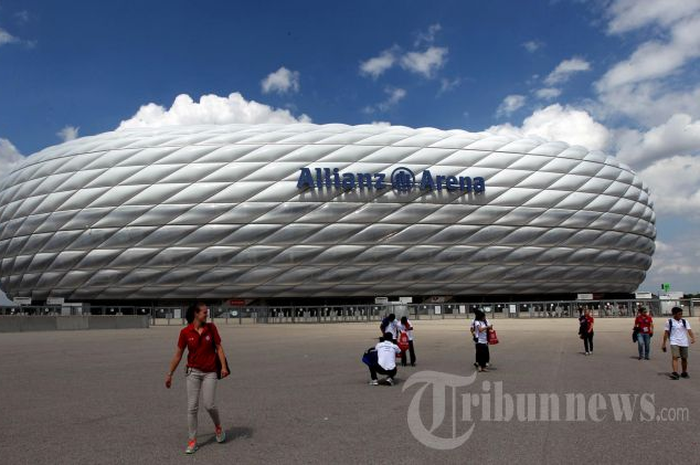Stadion&nbsp;Allianz Arena untuk Euro 2020.