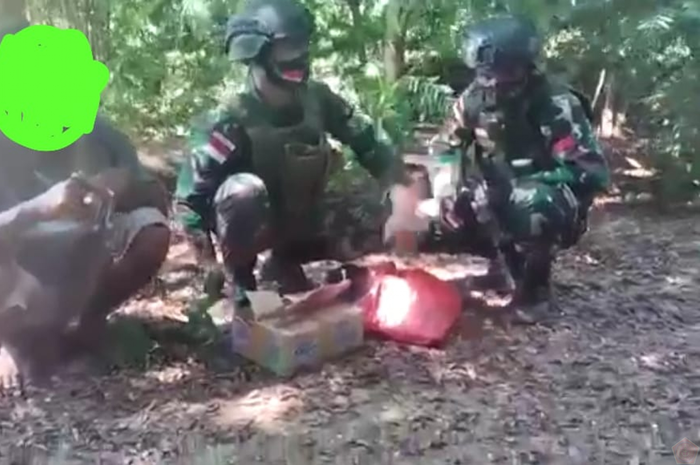 Satgas Pamtas RI- RDTL menggagalkan penyelundupan barang dari Indonesia ke Timor Leste