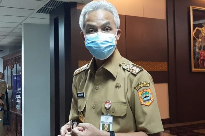 Gubernur Jawa Tengah Ganjar Pranowo. Di wilayahnya kasus kematin tertinggi di Indoensia.