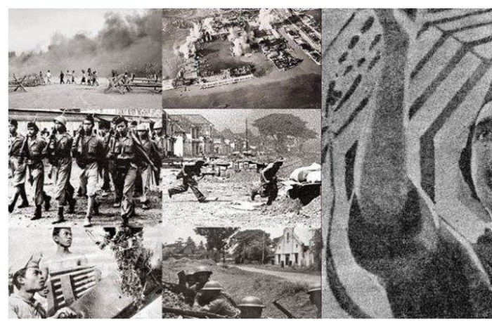Latar belakang terjadinya pertempuran 10 November 1945 di Surabaya.