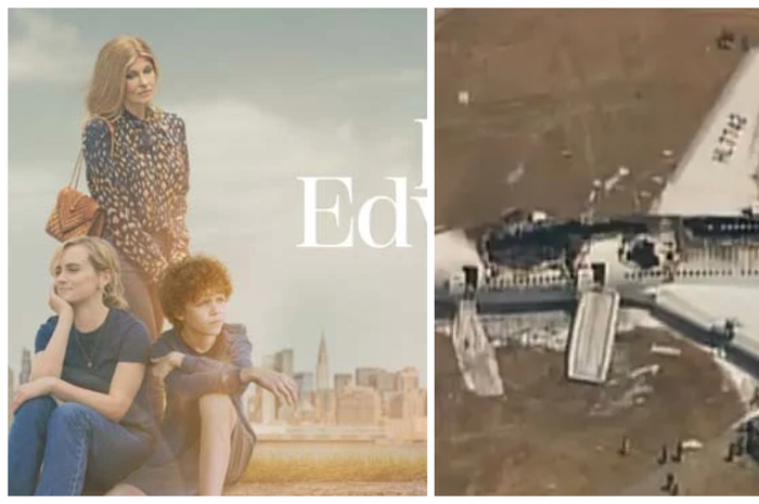 Foto film dear Edward dan kecelakaan pesawat.