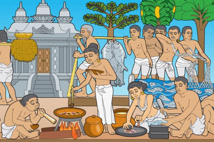 Ilustrasi kehidupan dan penerapan pajak di Kerajaan Majapahit.
