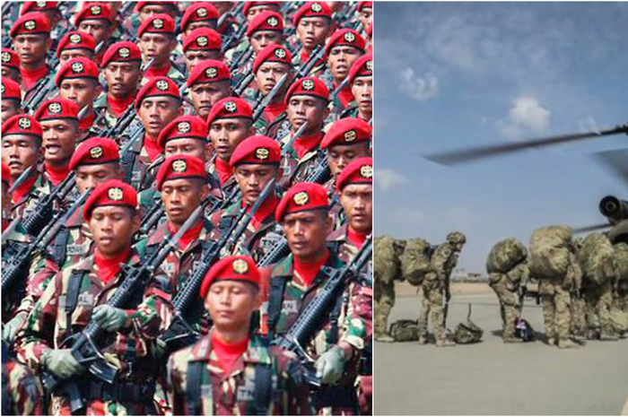 Ilustrasi - Pasukan SAS Inggris vs Kopassus.