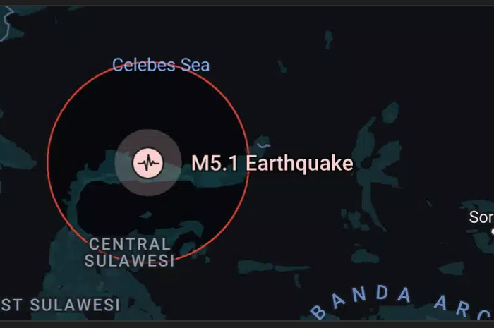 Gempa berkekuatan M 5,1 guncang Minahassa.