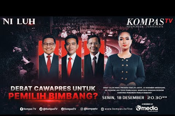 Akan berlangsung 120 menit, isi debat cawapres 2024 akan berikisar seputar ekonomi kerakyatan, ekonomi digital, keuangan, dan lain sebagainya.