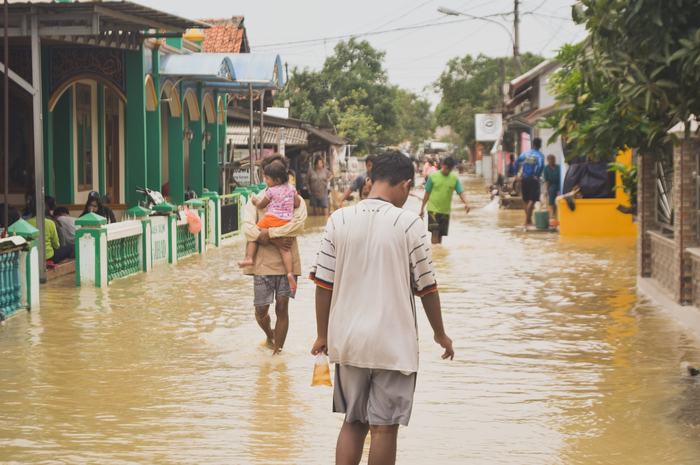 Ilustrasi - Banjir menjadi bencana terbanyak yang terjadi di Indonesia sepanjang 2023.