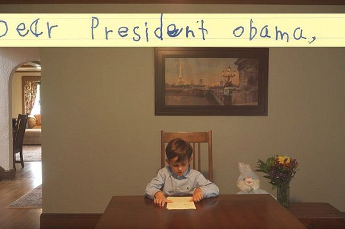 Berkirim Surat kepada Barack Obama, Bocah Enam Tahun Ini Tawarkan Rumahnya untuk Pengungsi Suriah