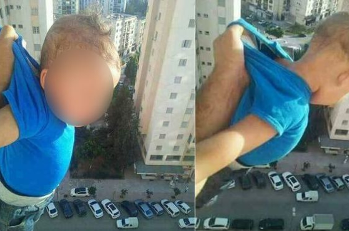 Bermain-main dengan bayi membuat pria ini ditangkap polisi