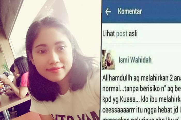 Ibu muda yang mengaku melahirkan anaknya secara normal ini menyebut ibu yang melahirkan bayi secara caesar bukanlah ibu yang sempurna.