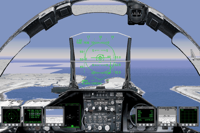 Untuk mendukung kewaspadaan secara optimal, pilot tempur sangat terbantu dengan keberadaan kaca spion yang ada di dalam kokpit.
