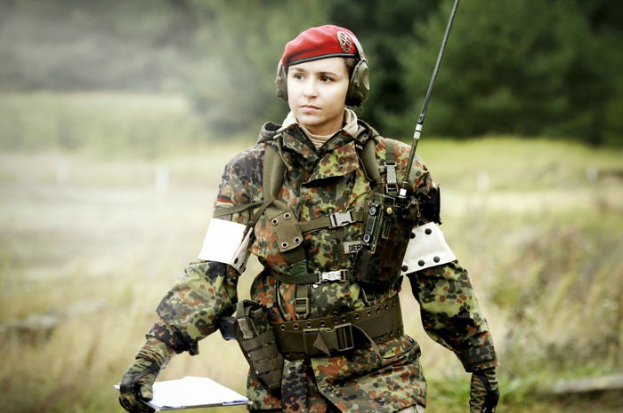 Prajurit wanita Rusia dikenal sebagai pasukan tempur yang tangguh bahkan boleh bergabung dengan pasukan khusus Spetsnaz