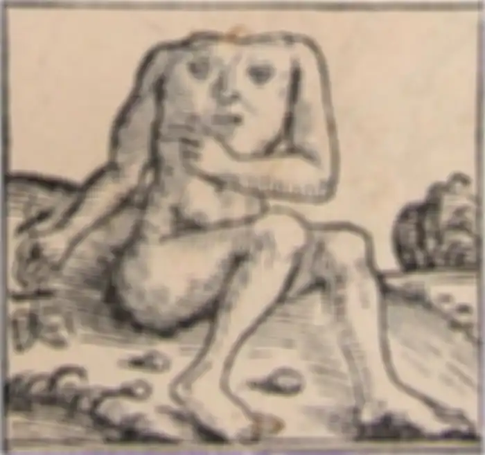 Ilustrasi blemmye dari Kronik Nuremberg