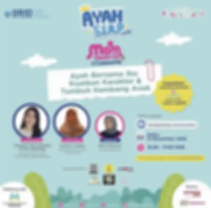 Webinar “Ayah Bersama Ibu Kuatkan Karakter & Tumbuh Kembang Anak” yang diselenggarakan Nakita.id pada Sabtu, 14 November 2020.