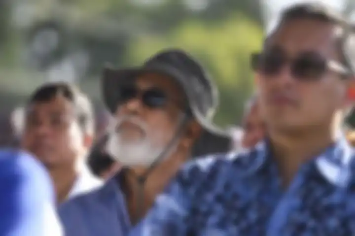 Foto Xanana Gusmao tanpa masker yang dirilis oleh Lusa