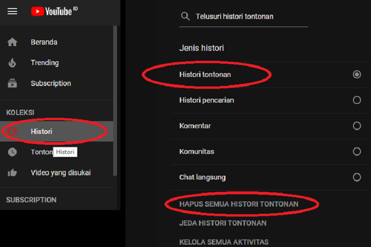 Begini Cara Mudah Hapus Riwayat Video yang Ditonton di YouTube