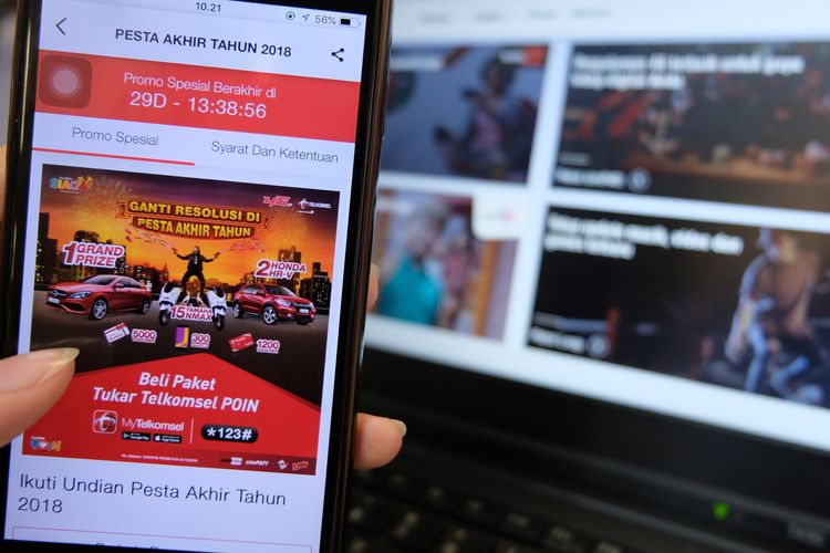 Dipicu Streaming Video, Trafik Telkomsel Meningkat Saat Tahun Baru