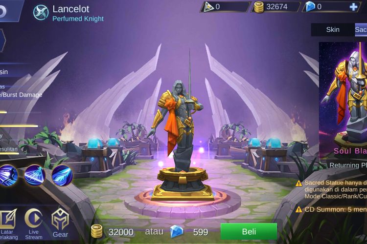 Apa Sebenarnya Fungsi Sacred Statue Mobile Legends? Ini Penjelasannya