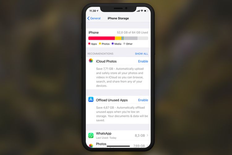 Memori Penyimpanan Other di iPhone Storage iOS 12 Sering Penuh? Begini Mengatasinya