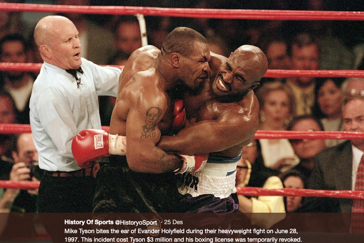 Mike Tyson Vs Evander Holyfield Trilogi Petinju 112 Tahun Segera Terjadi Bolasport Com Mike Tyson Vs Evander Holyfield Trilogi Petinju 112 Tahun Segera Terjadi Bolasport Com