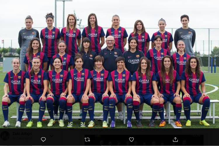 Tim wanita atletico madrid vs fc barcelona
