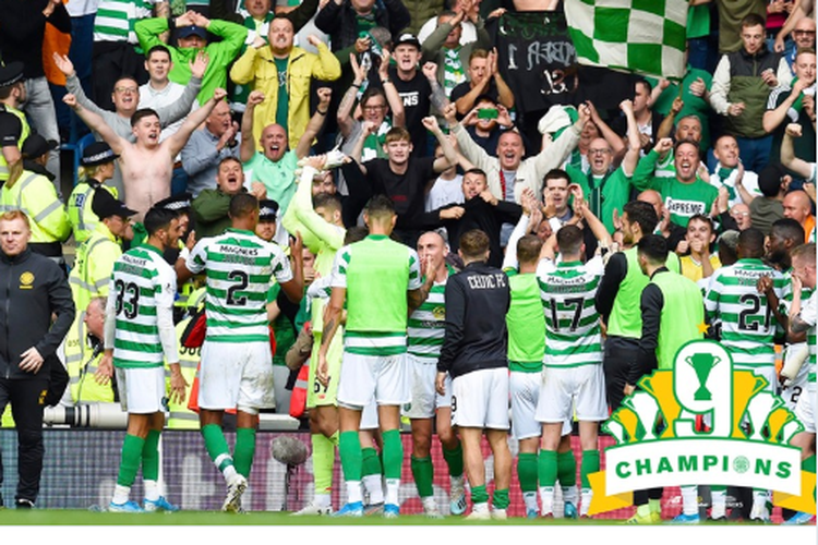 Breaking News Musim Ditangguhkan Celtic Fc Resmi Juara Liga Skotlandia 2019 2020 Bolasport Com