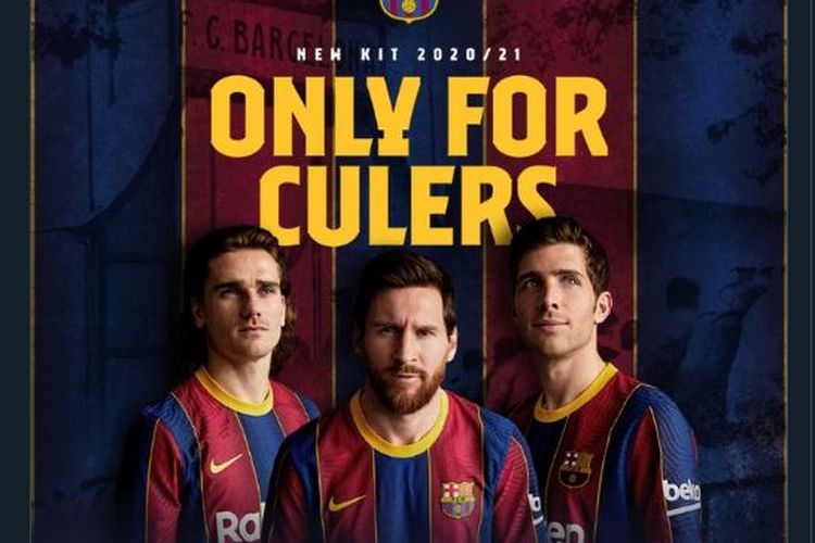 Barcelona Luncurkan Jersi Anyar Musim 2020-2021, Cek Harganya Yuk! - Bolasport.com