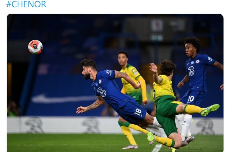 Olivier Giroud Cetak Gol Terbang Frank Lampard Beri Pujian Setinggi Langit Bolasport Com