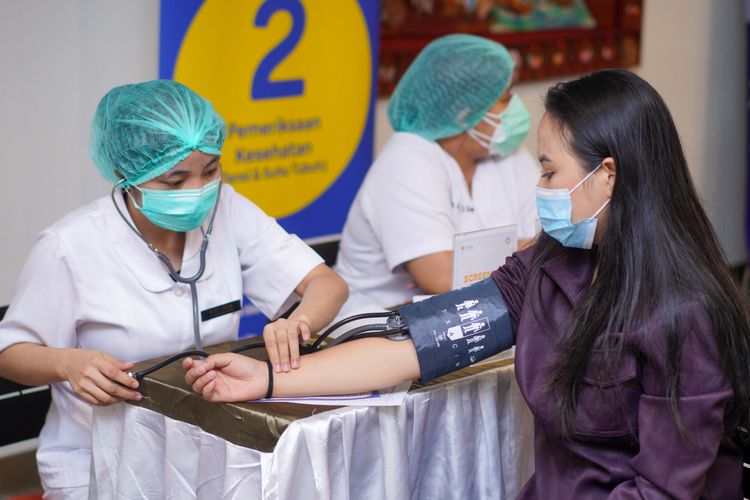 Alur 4 Meja Saat Pelaksanaan Vaksinasi Covid19, seperti