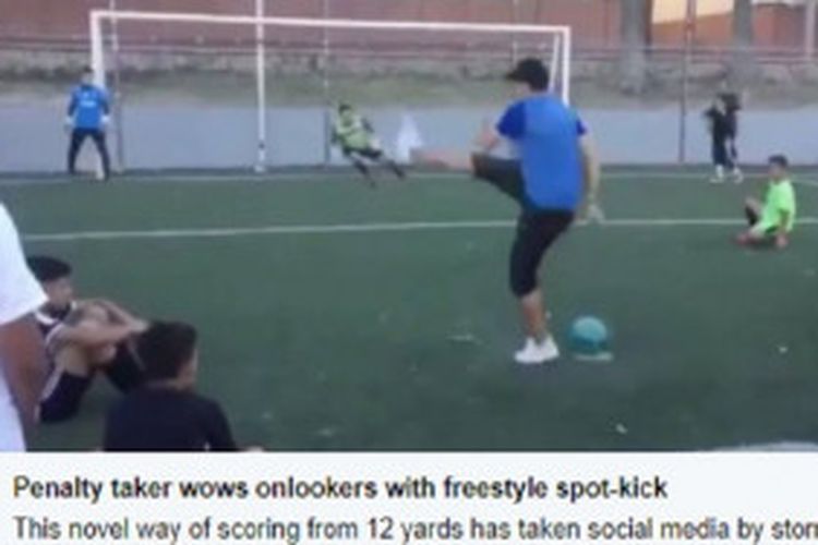 Viral Tendangan Penalti Zaman Now Berani Coba Bolasport Com