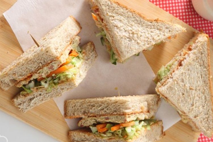 sandwich roti gandum