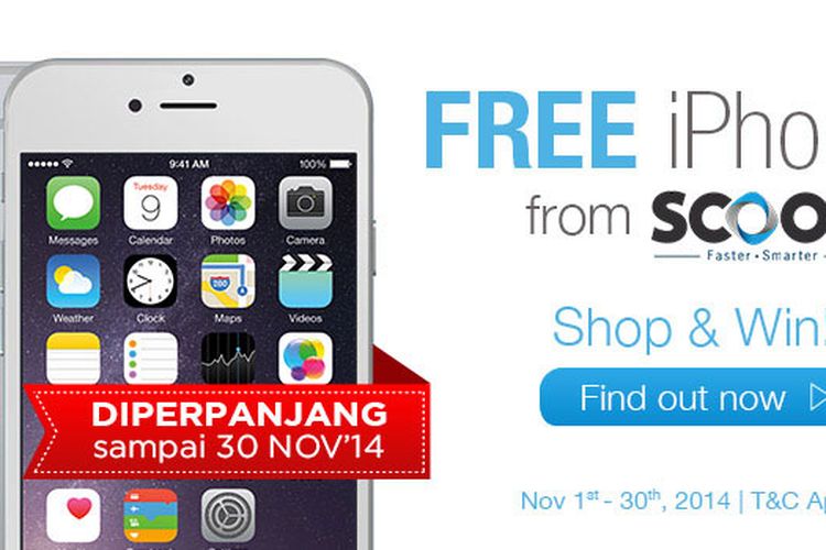 Win A Free Iphone 6 >> Scoop Bagi Bagi Iphone 6 Gratis Win A Free Iphone 6 >> Scoop Bagi Bagi Iphone 6 Gratis