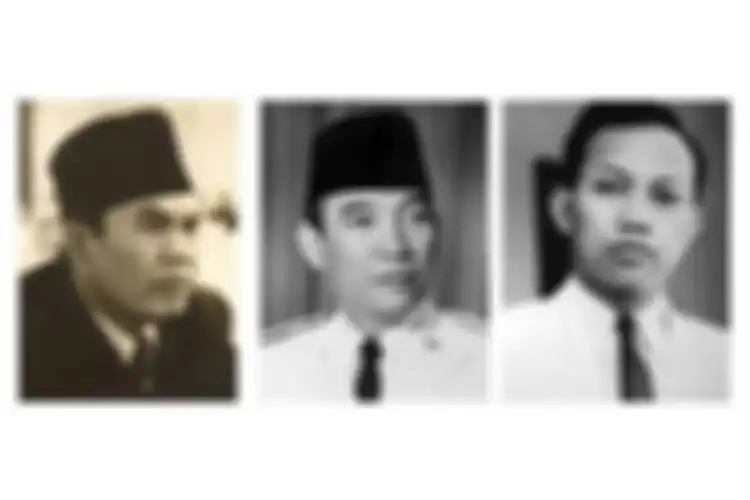 Siapa saja tokoh yang mengusulkan rumusan dasar negara? Tokoh perumus Pancasila: (dari kiri ke kanan) Moh Yamin, Soekarno, dan Soepomo